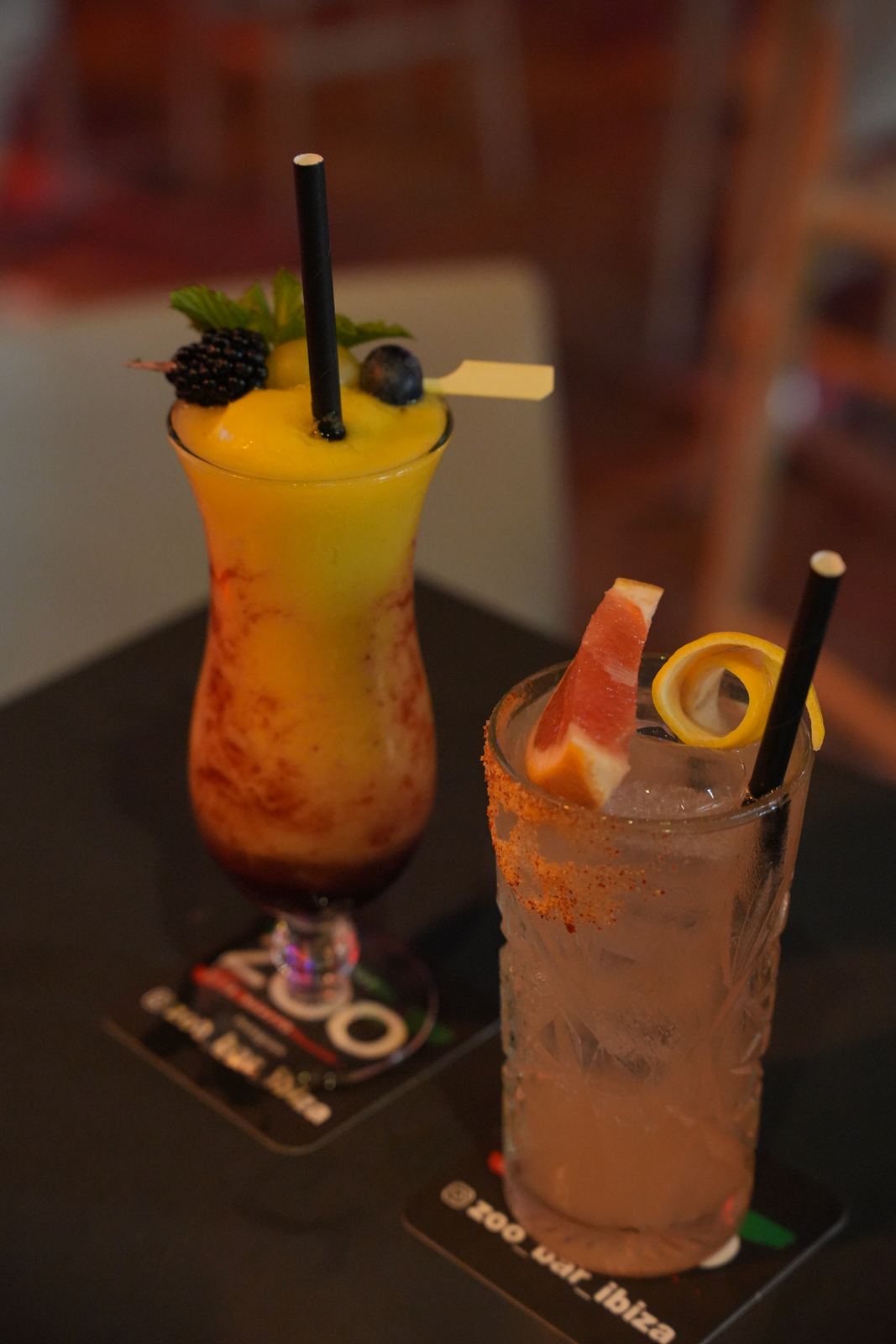 Cócteles de Zoo Bar Ibiza